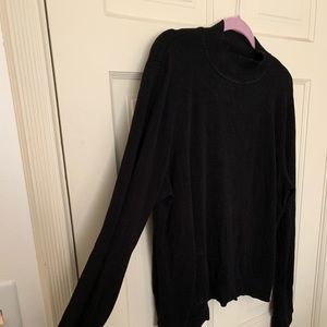 Worn Twice. Asos Black Mock Turtleneck. Size 22.